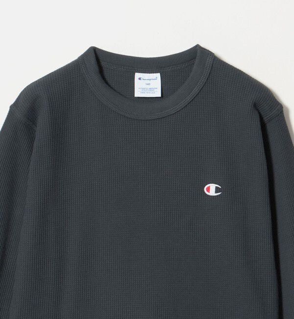 UNITED ARROWS green label relaxing「【WEB限定】＜Champion＞ワッフル ロングスリーブ Tシャツ / キッズ 140cm-160cm」|Tシャツ・カットソー|