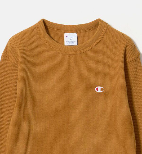 UNITED ARROWS green label relaxing「【WEB限定】＜Champion＞ワッフル ロングスリーブ Tシャツ / キッズ 140cm-160cm」|Tシャツ・カットソー|