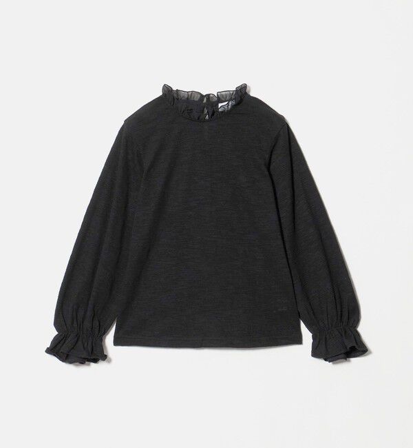 UNITED ARROWS green label relaxing「カット ジャガード ブラウス / キッズ 140cm-160cm 」|Tシャツ・カットソー|BLACK