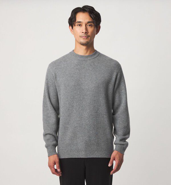 UNITED ARROWS green label relaxing「【WEB限定】JUST fit ミドルゲージ モックネック ニット」|ニット・セーター|