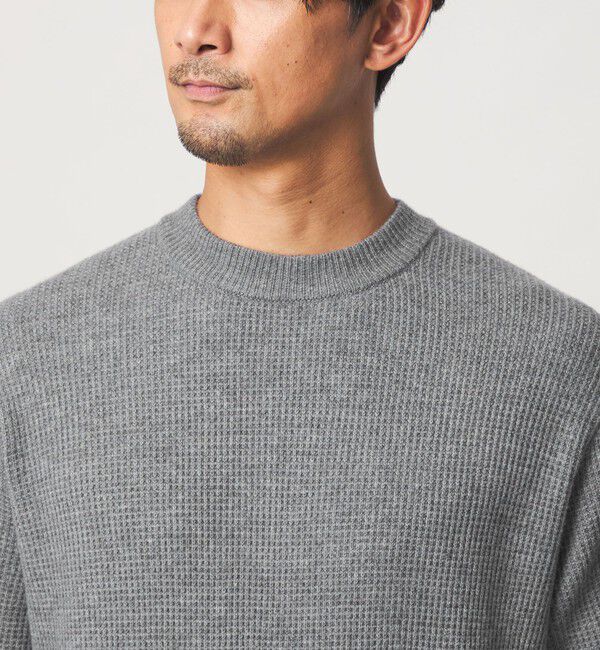 UNITED ARROWS green label relaxing「【WEB限定】JUST fit ミドルゲージ モックネック ニット」|ニット・セーター|