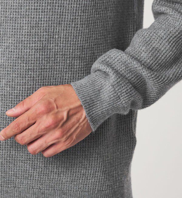 UNITED ARROWS green label relaxing「【WEB限定】JUST fit ミドルゲージ モックネック ニット」|ニット・セーター|