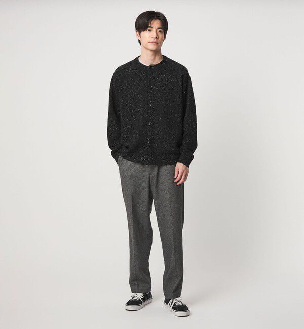 UNITED ARROWS green label relaxing「ウール ナイロン カラーネップ カーディガン」|カーディガン|