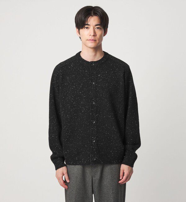 UNITED ARROWS green label relaxing「ウール ナイロン カラーネップ カーディガン」|カーディガン|