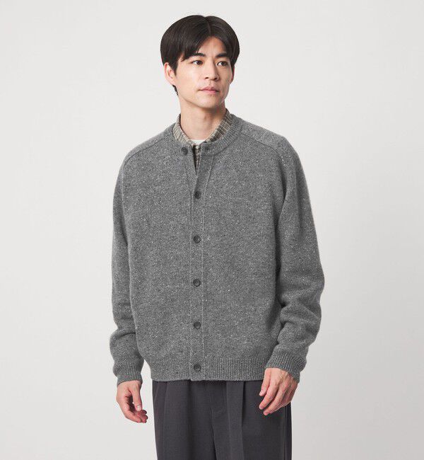 UNITED ARROWS green label relaxing「ウール ナイロン カラーネップ カーディガン」|カーディガン|