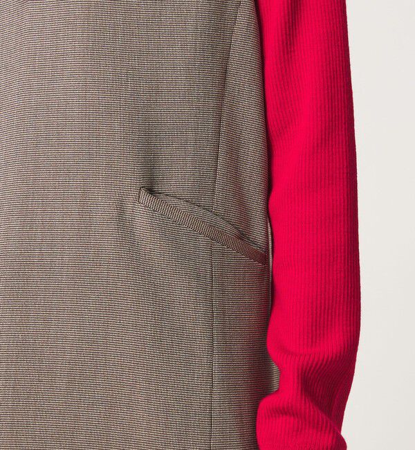UNITED ARROWS green label relaxing「［size SHORTあり］ジャンパースカート ミニチドリ マシンウォッシャブル ストレッチ」|ジャンパースカート|