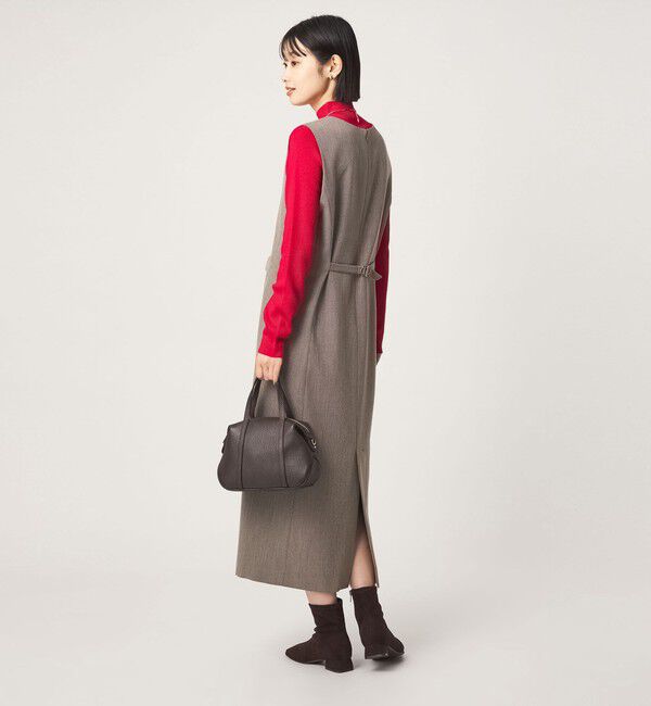 UNITED ARROWS green label relaxing「［size SHORTあり］ジャンパースカート ミニチドリ マシンウォッシャブル ストレッチ」|ジャンパースカート|