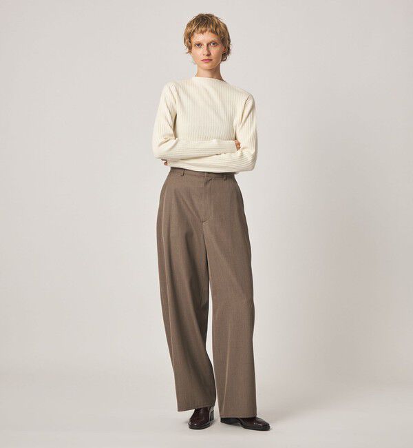 STEVEN ALAN「＜Steven Alan＞ツイル ワイド バレル パンツ」|スラックス|