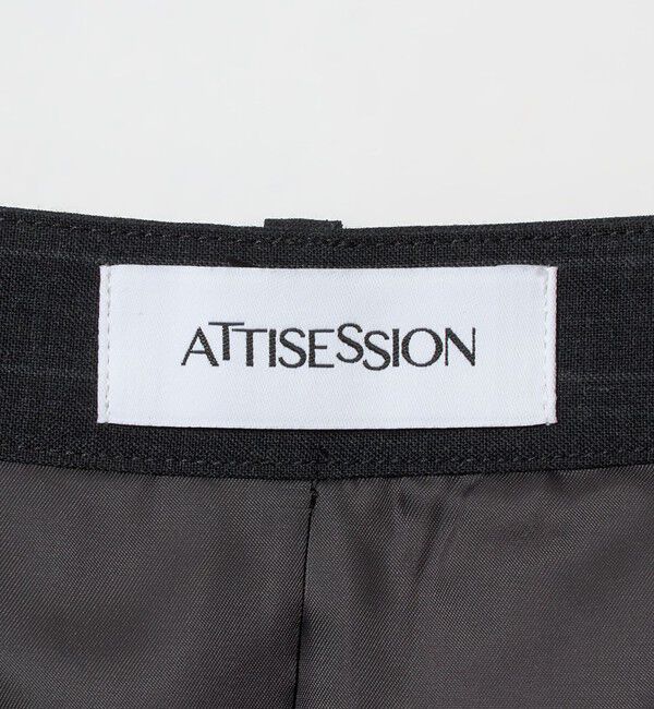 ATTISESSION「 ＜ATTISESSION＞REPAIR ミニ スカート」|スカート|