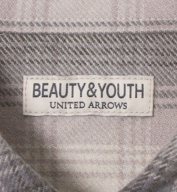 BEAUTY&YOUTH UNITED ARROWS「HI-LINE コットン カシミヤ フランネル シャツ」|シャツ・ブラウス|