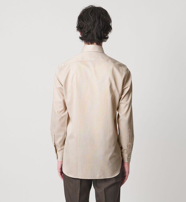 UNITED ARROWS「イージーケア AG ファンシーストライプ ラウンドレギュラーカラー シャツ ー抗菌防臭ー」|シャツ・ブラウス|