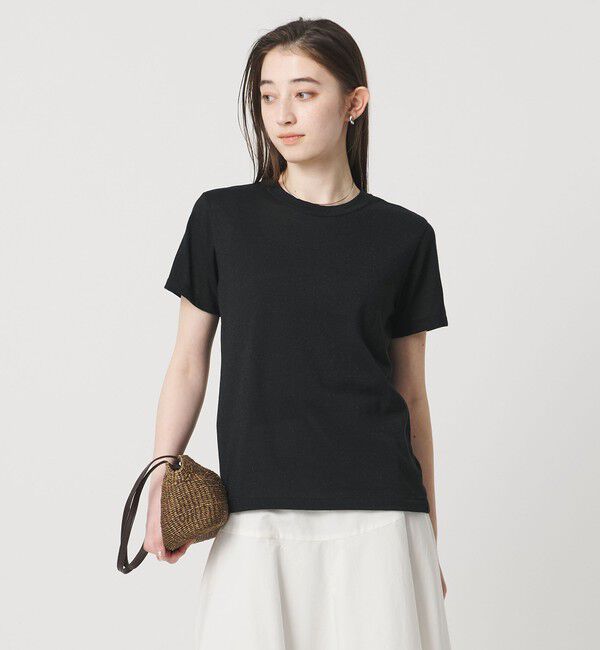 UNITED ARROWS「ラメ テンジク Tシャツ」|Tシャツ・カットソー|