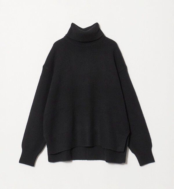 UNITED ARROWS「5G カシミヤ ウール タートルネック ニット」|ニット・セーター|BLACK