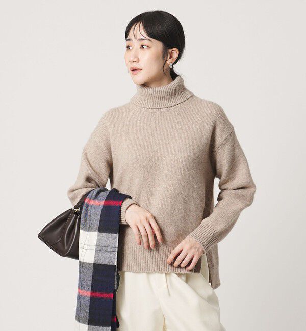 UNITED ARROWS「5G カシミヤ ウール タートルネック ニット」|ニット・セーター|