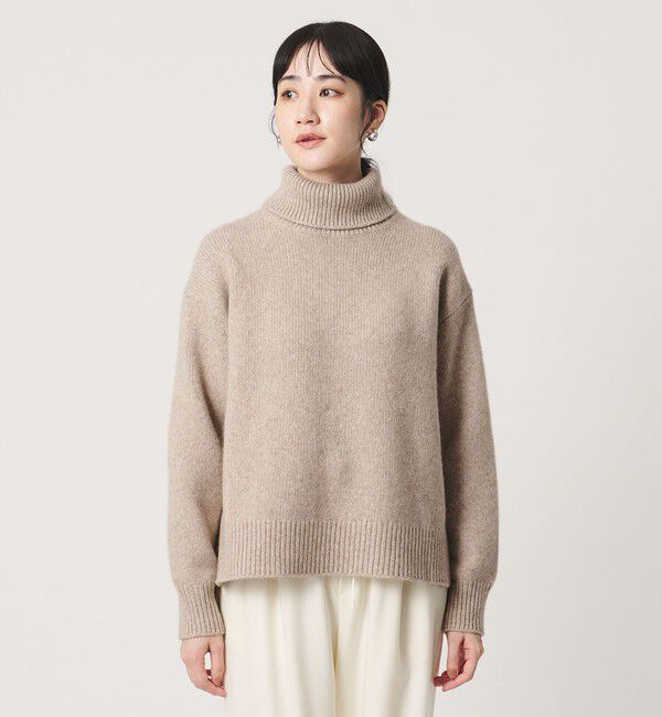 UNITED ARROWS「5G カシミヤ ウール タートルネック ニット」|ニット・セーター|