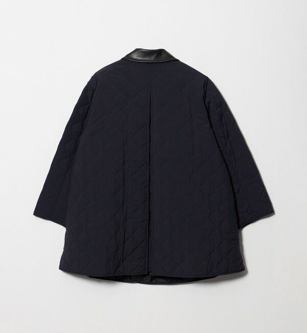 UNITED ARROWS「キルティング ステンカラー ミドルコート」|ステンカラーコート|