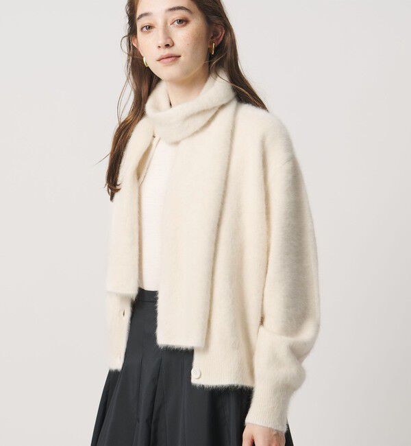 UNITED ARROWS「フォックスカシミヤ ストール カーディガン」|カーディガン|