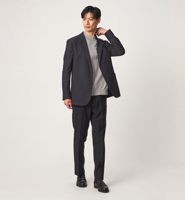 UNITED ARROWS green label relaxing「A+ ポリエステル モックネック ニット」|ニット・セーター|