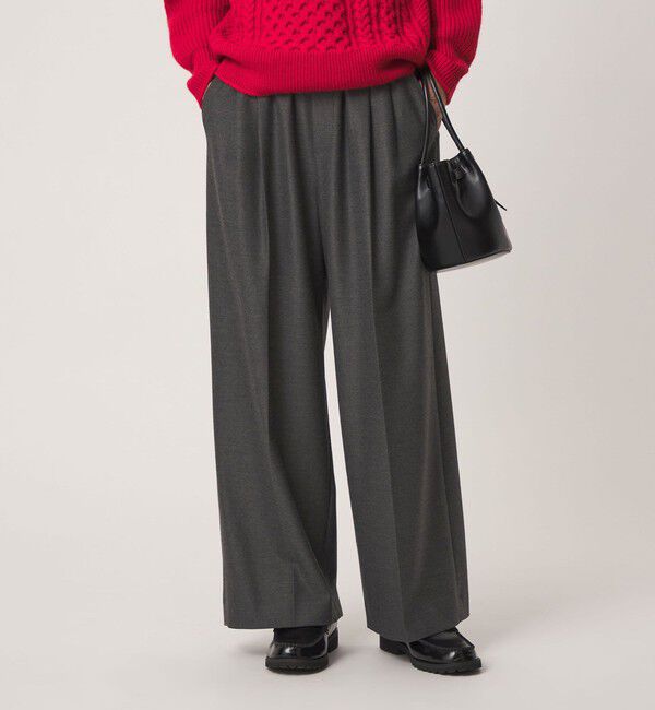 UNITED ARROWS green label relaxing「［size SHORT/TALLあり］キモウ ニーハイワイドパンツ」|その他|