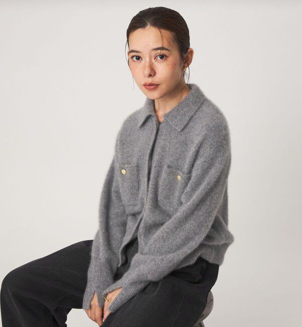 UNITED ARROWS green label relaxing「【結論シリーズ】凛とヘアリーカーデ」|カーディガン|