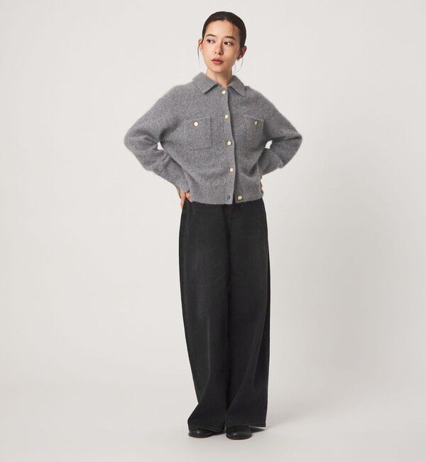UNITED ARROWS green label relaxing「【結論シリーズ】凛とヘアリーカーデ」|カーディガン|