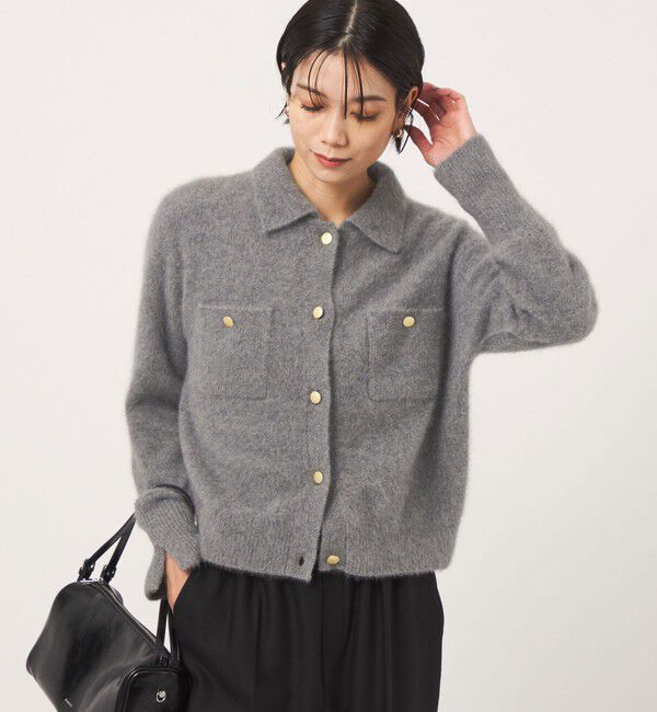 UNITED ARROWS green label relaxing「【結論シリーズ】凛とヘアリーカーデ」|カーディガン|