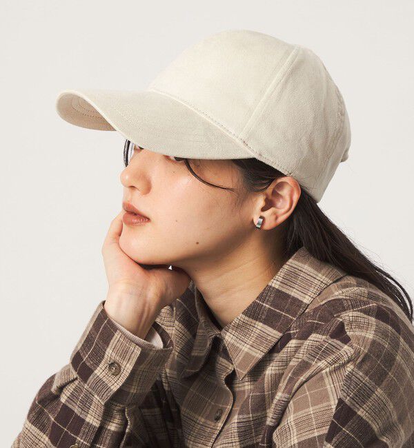 UNITED ARROWS green label relaxing「スエードタッチ キャップ UVカット」|キャップ・キャスケット|NATURAL