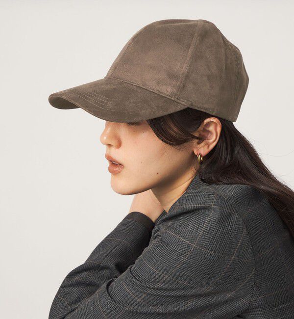 UNITED ARROWS green label relaxing「スエードタッチ キャップ UVカット」|キャップ・キャスケット|MD.BROWN