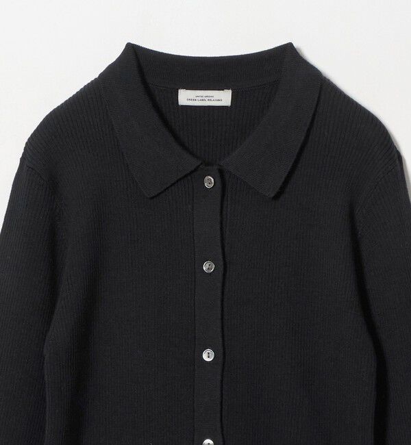 UNITED ARROWS green label relaxing「ウール リブ 襟付き ニット カーディガン ウォッシャブル」|カーディガン|