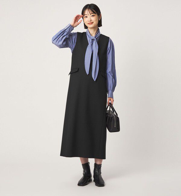UNITED ARROWS green label relaxing「［size SHORTあり］ジャンパースカート マシンウォッシャブル ストレッチ」|ジャンパースカート|