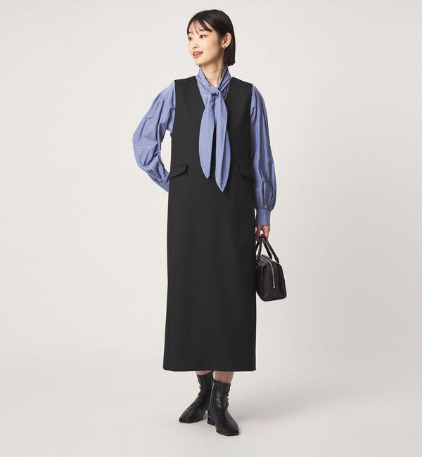 UNITED ARROWS green label relaxing「［size SHORTあり］ジャンパースカート マシンウォッシャブル ストレッチ」|ジャンパースカート|