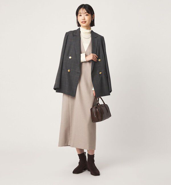 UNITED ARROWS green label relaxing「［size SHORTあり］ジャンパースカート マシンウォッシャブル ストレッチ」|ジャンパースカート|