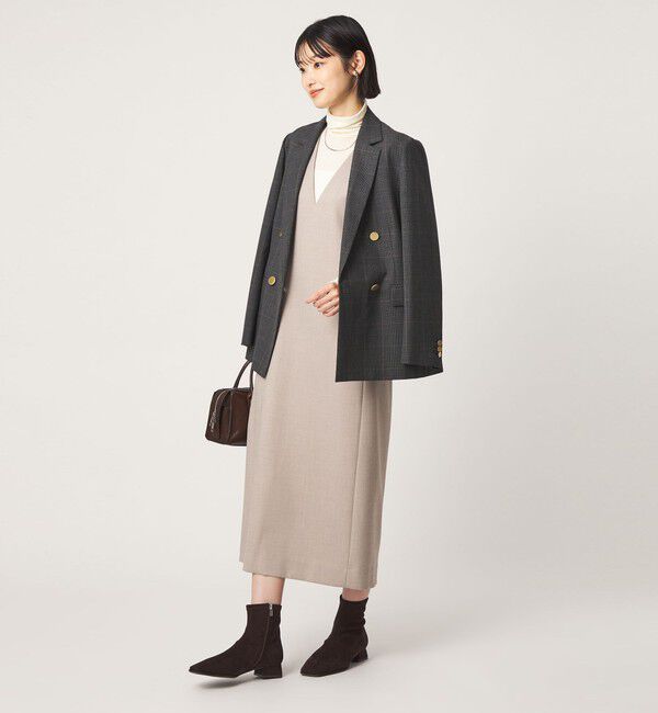 UNITED ARROWS green label relaxing「［size SHORTあり］ジャンパースカート マシンウォッシャブル ストレッチ」|ジャンパースカート|