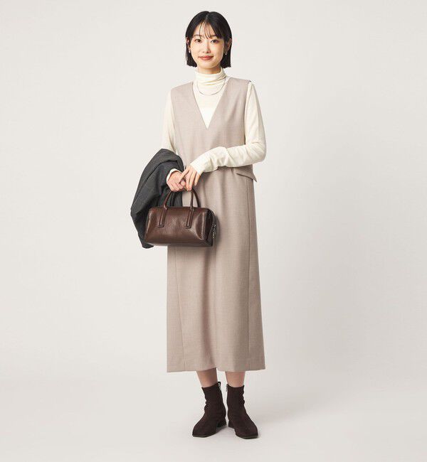 UNITED ARROWS green label relaxing「［size SHORTあり］ジャンパースカート マシンウォッシャブル ストレッチ」|ジャンパースカート|