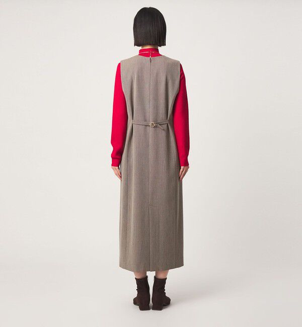 UNITED ARROWS green label relaxing「［size SHORTあり］ジャンパースカート ミニチドリ マシンウォッシャブル ストレッチ」|ジャンパースカート|