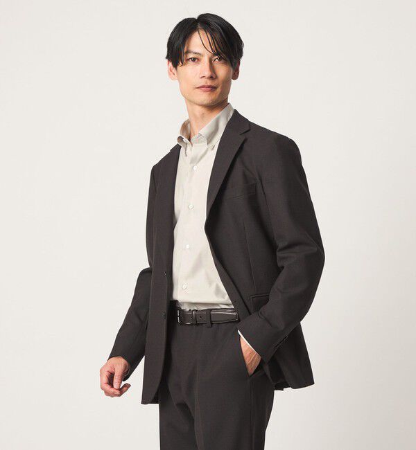 UNITED ARROWS green label relaxing「エブリット コットンツイル ブラッシュ スナップ ボタンダウン シャツ -イージーアイロン-」|シャツ・ブラウス|
