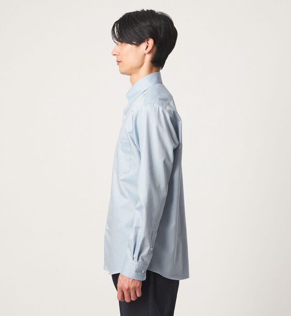 UNITED ARROWS green label relaxing「エブリット コットンツイル ブラッシュ スナップ ボタンダウン シャツ -イージーアイロン-」|シャツ・ブラウス|