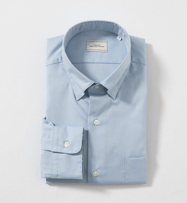 UNITED ARROWS green label relaxing「エブリット コットンツイル ブラッシュ スナップ ボタンダウン シャツ -イージーアイロン-」|シャツ・ブラウス|