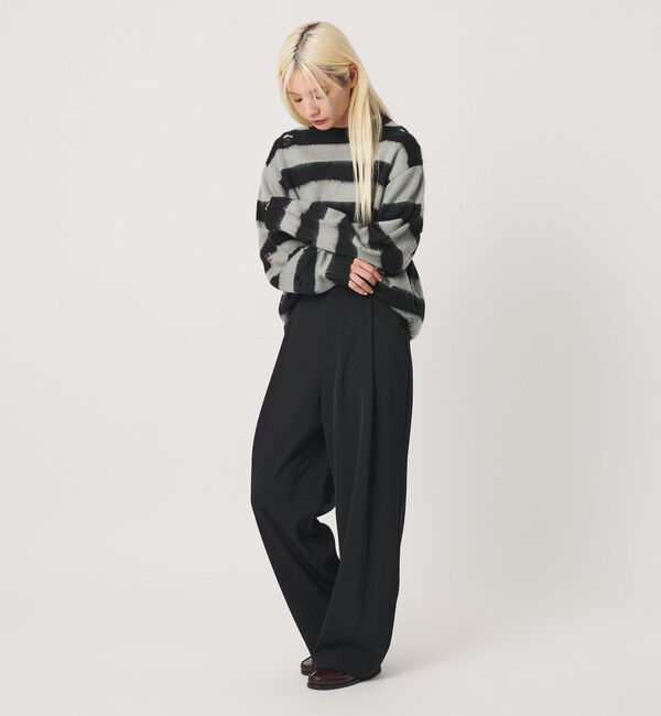 BEAUTY&YOUTH UNITED ARROWS「ポリエステルブレンド バックゴム ワイドパンツ ウォッシャブル 吸水速乾 防シワ」|その他|