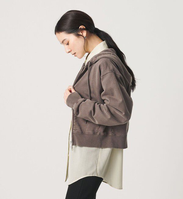 BEAUTY&YOUTH UNITED ARROWS「コットン裏毛 ジップパーカー」|カーディガン|