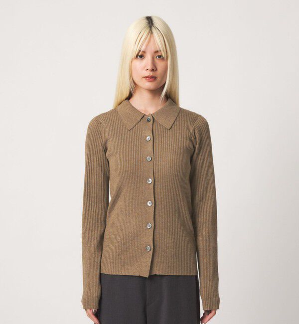 BEAUTY&YOUTH UNITED ARROWS「ポリエステルブレンド ２WAY シャツカーディガン ウォッシャブル」|カーディガン|