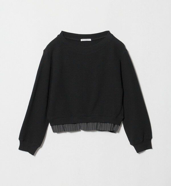 BEAUTY&YOUTH UNITED ARROWS「コットン ダブルフェイス ドッキング プルオーバー」|Tシャツ・カットソー|