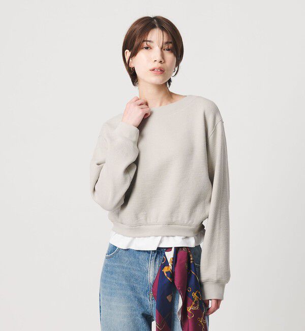 BEAUTY&YOUTH UNITED ARROWS「コットン ダブルフェイス ドッキング プルオーバー」|Tシャツ・カットソー|