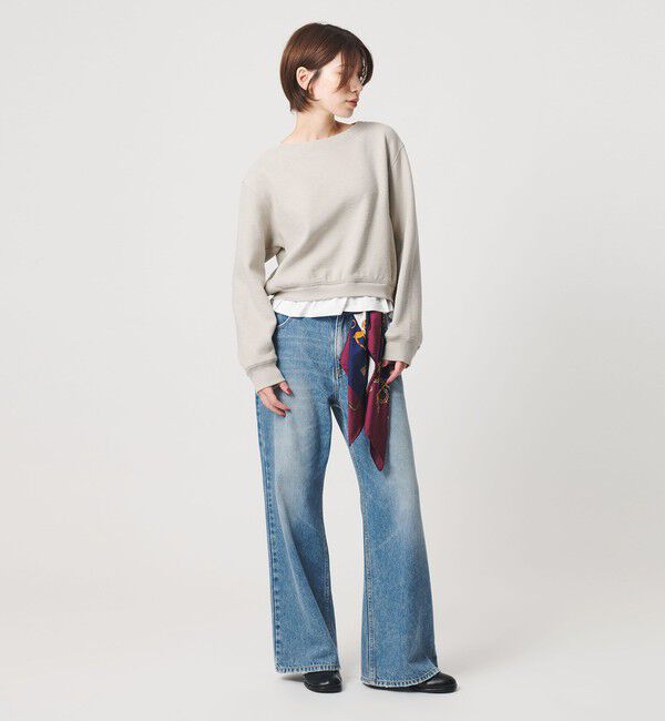 BEAUTY&YOUTH UNITED ARROWS「コットン ダブルフェイス ドッキング プルオーバー」|Tシャツ・カットソー|