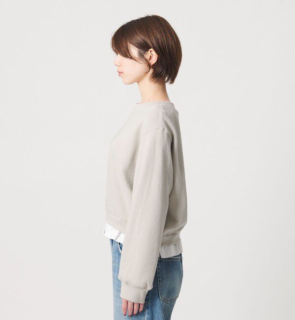BEAUTY&YOUTH UNITED ARROWS「コットン ダブルフェイス ドッキング プルオーバー」|Tシャツ・カットソー|
