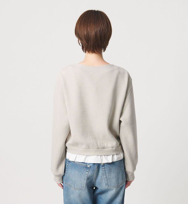 BEAUTY&YOUTH UNITED ARROWS「コットン ダブルフェイス ドッキング プルオーバー」|Tシャツ・カットソー|