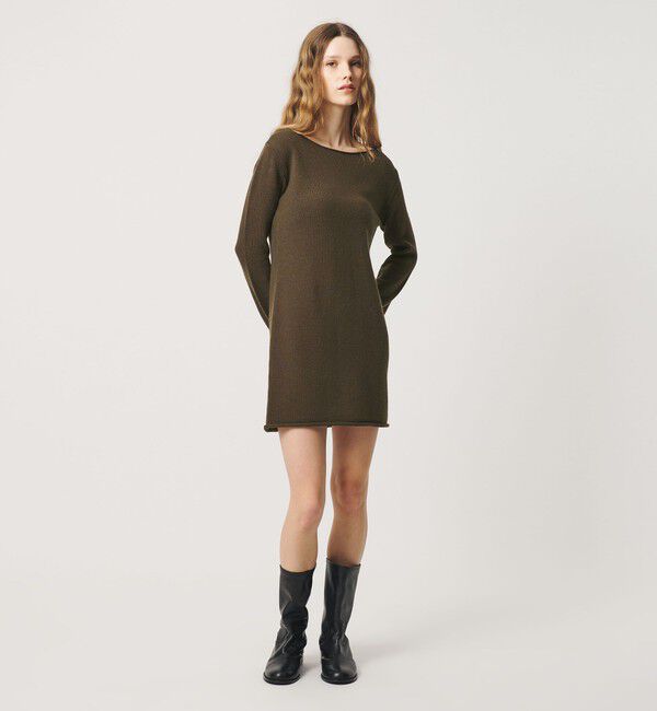 ATTISESSION「＜ATTISESSION＞ミニ ニットドレス」|ワンピース|OLIVE