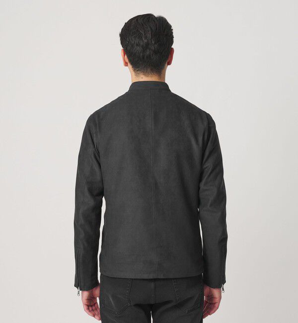 BEAUTY&YOUTH UNITED ARROWS「【WEB限定 WARDROBE SMART】スエードライク シングル ライダースジャケット」|その他|