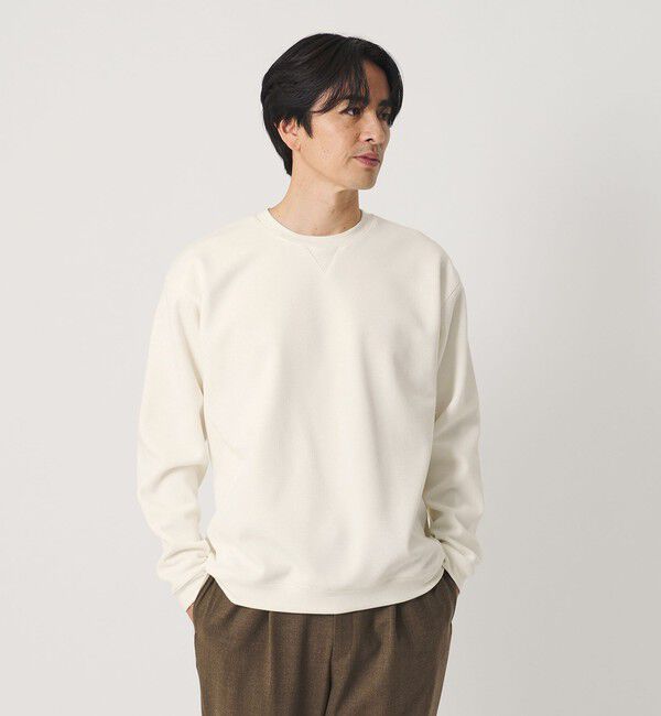 BEAUTY&YOUTH UNITED ARROWS「ウェーブ アゼ ボンディング クルーネック スウェット」|Tシャツ・カットソー|
