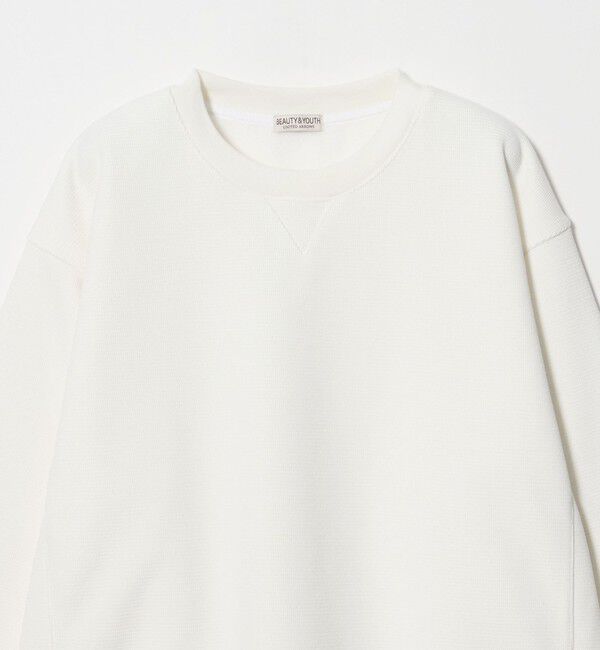 BEAUTY&YOUTH UNITED ARROWS「ウェーブ アゼ ボンディング クルーネック スウェット」|Tシャツ・カットソー|